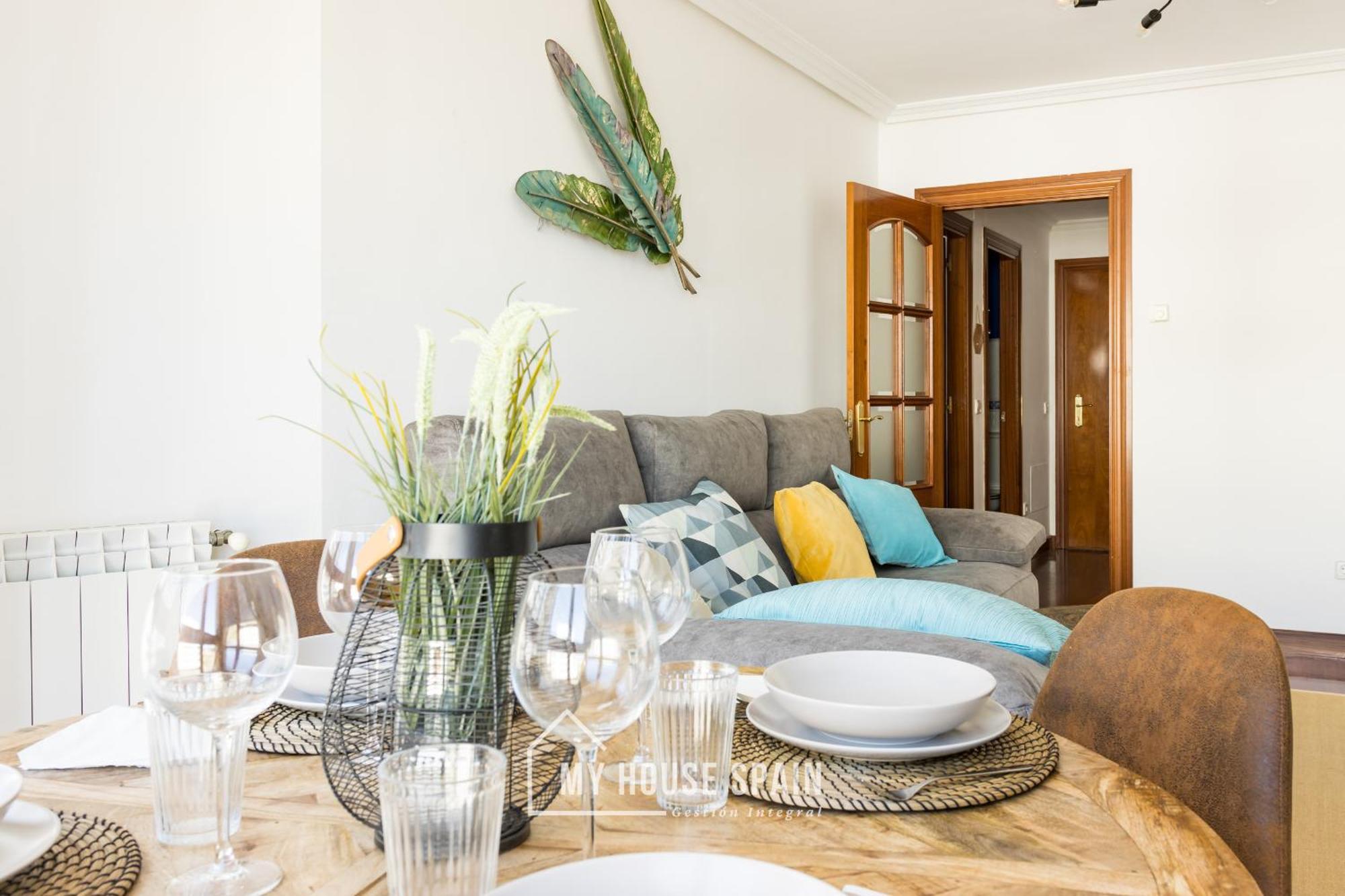 Myhousespain - Playa De Poniente, Con Vistas Al Mar Y Parking Gratuito Gijon Exterior photo